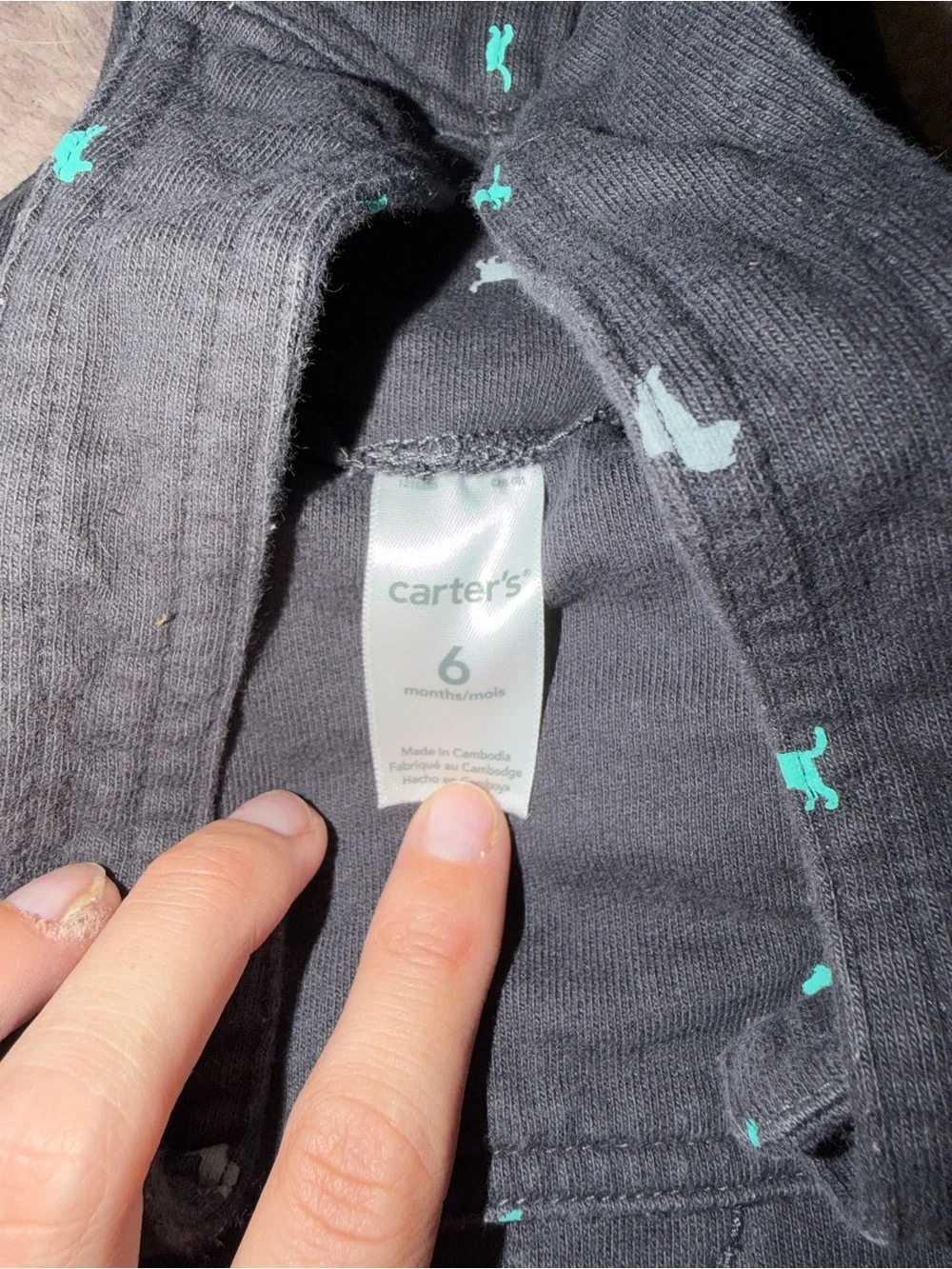 Carter's Heather Gray Baby Hoodie
